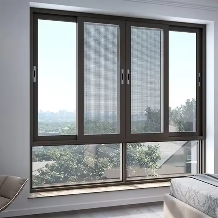 Black Aluminium Sliding Window