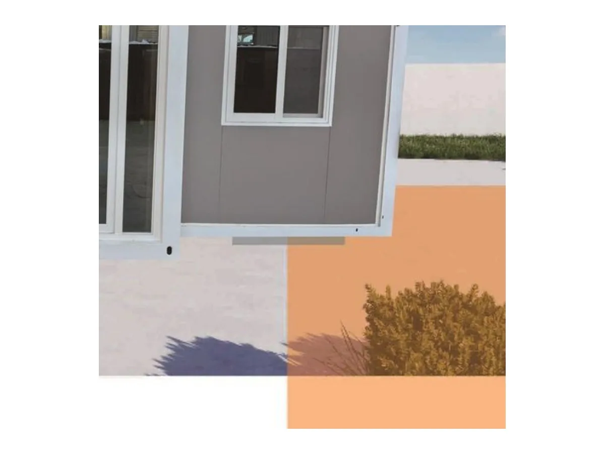 Expandable House Grey Glass
