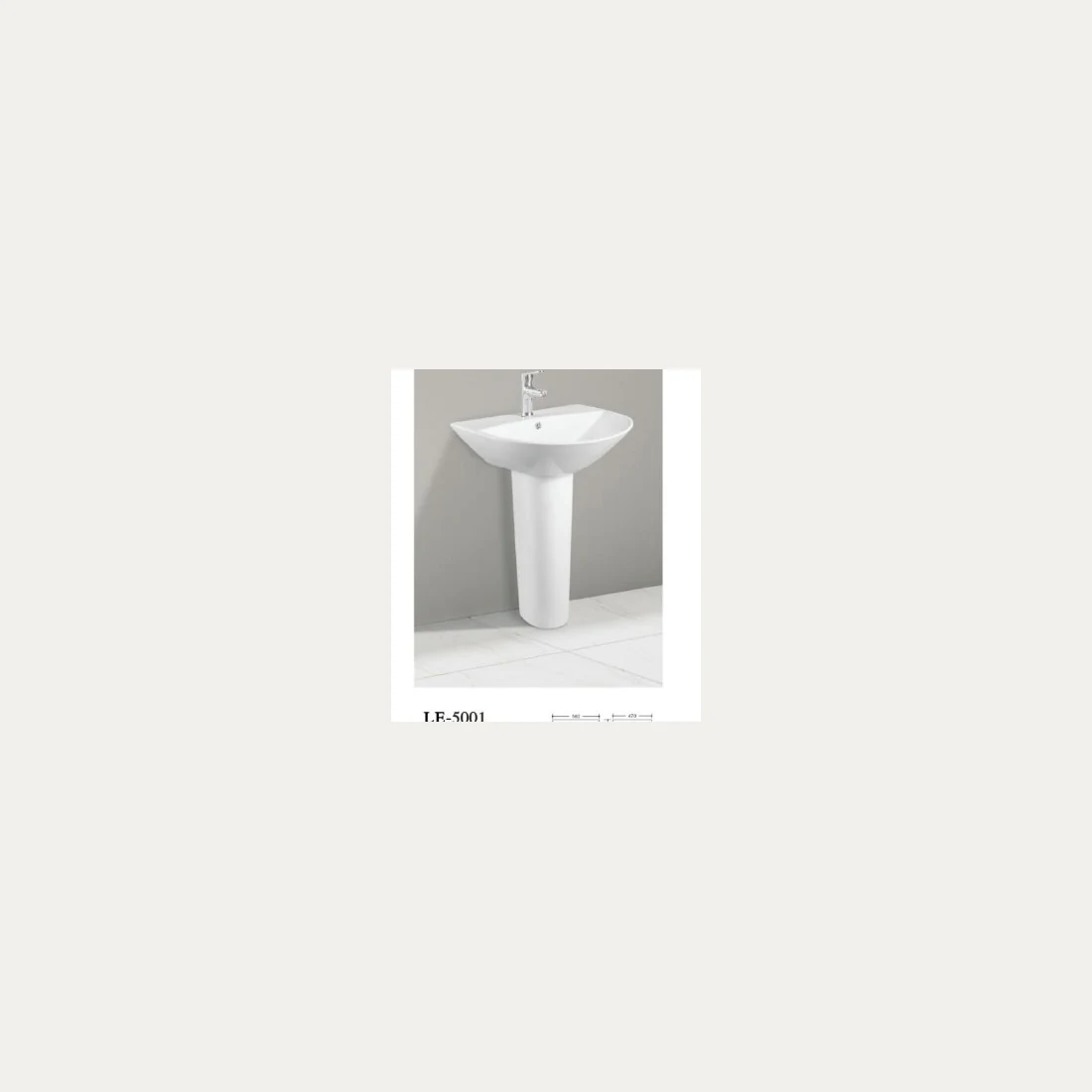 Pedestal basin LE-5001
