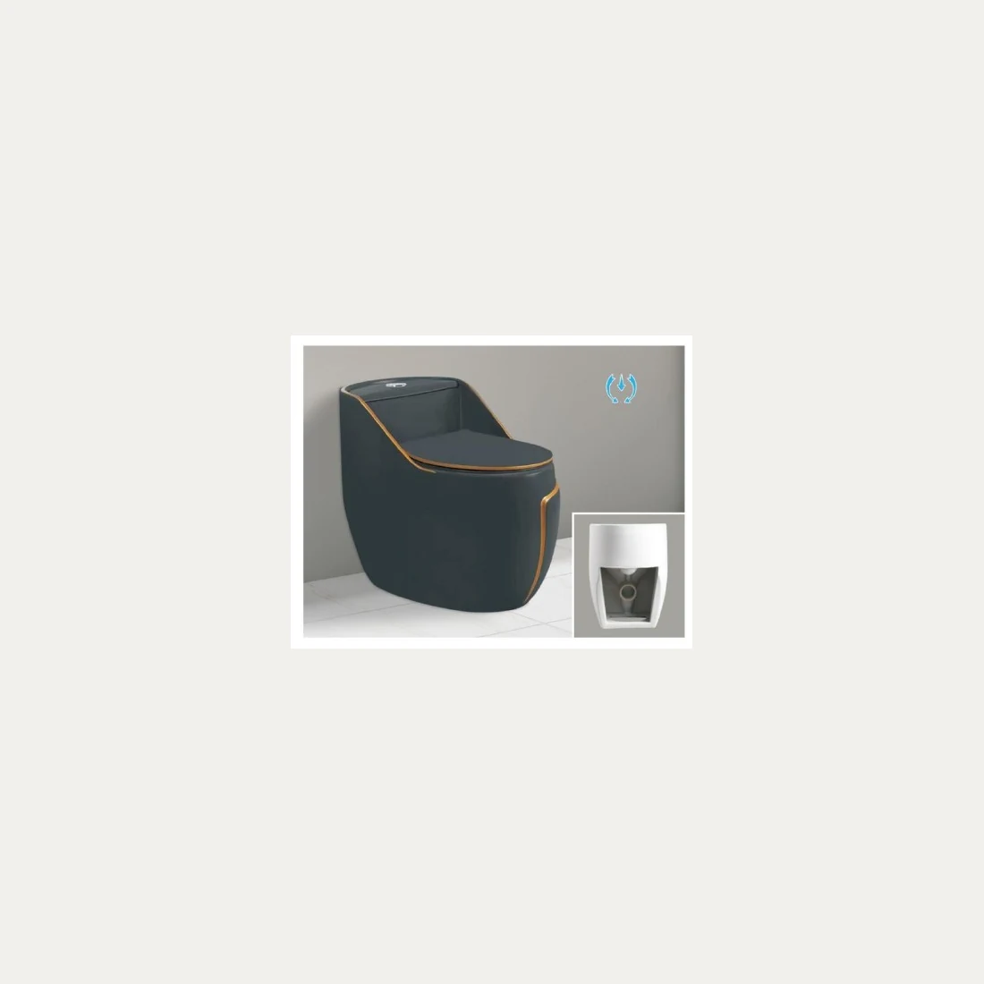 One-piece toilet LE-6102