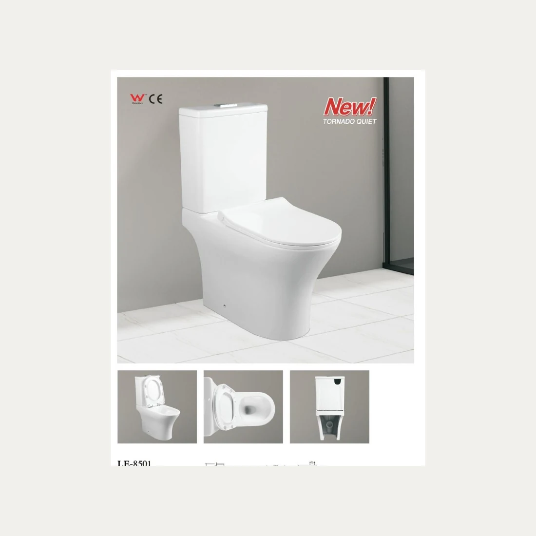 Two-piece toilet LE-8501
