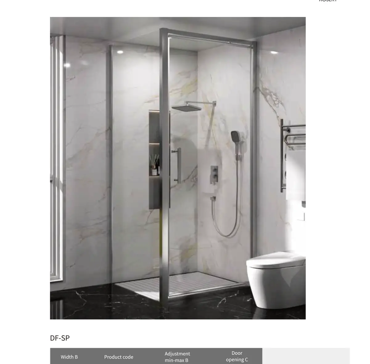DF Series Shower Screen