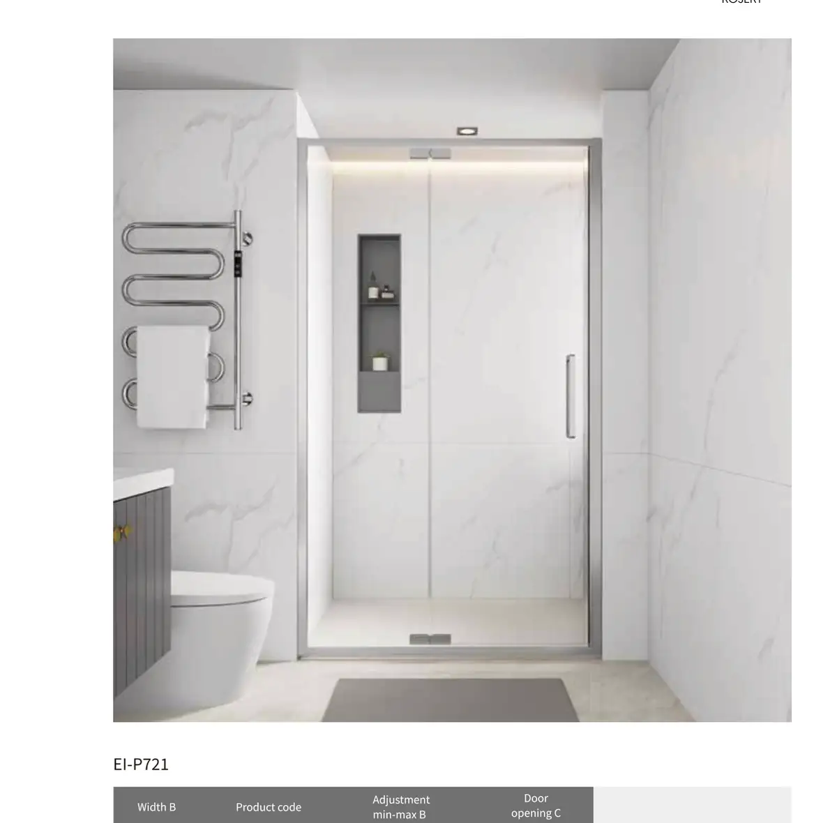 EI Series Shower Screen