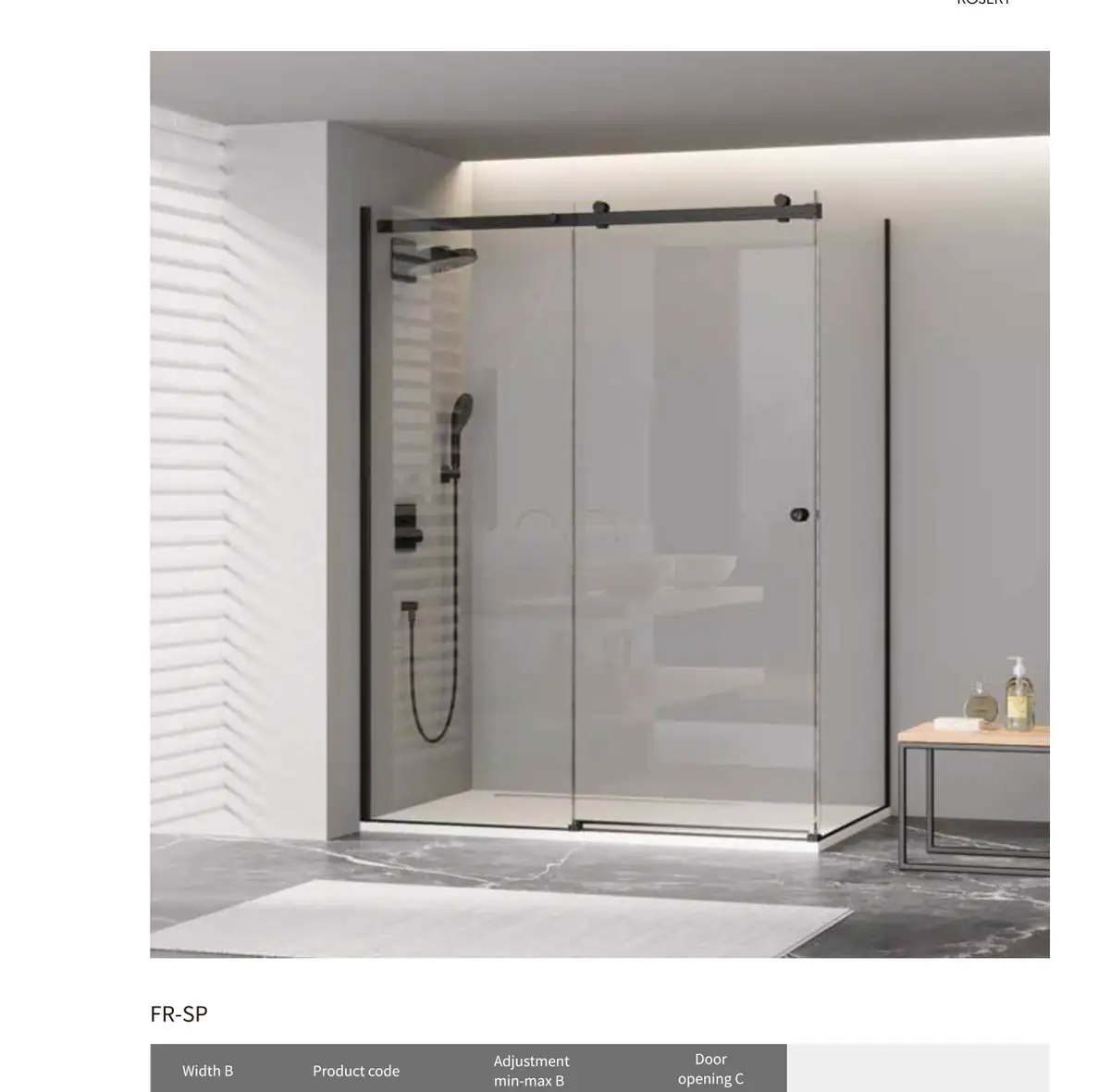 FR Series Shower Screen