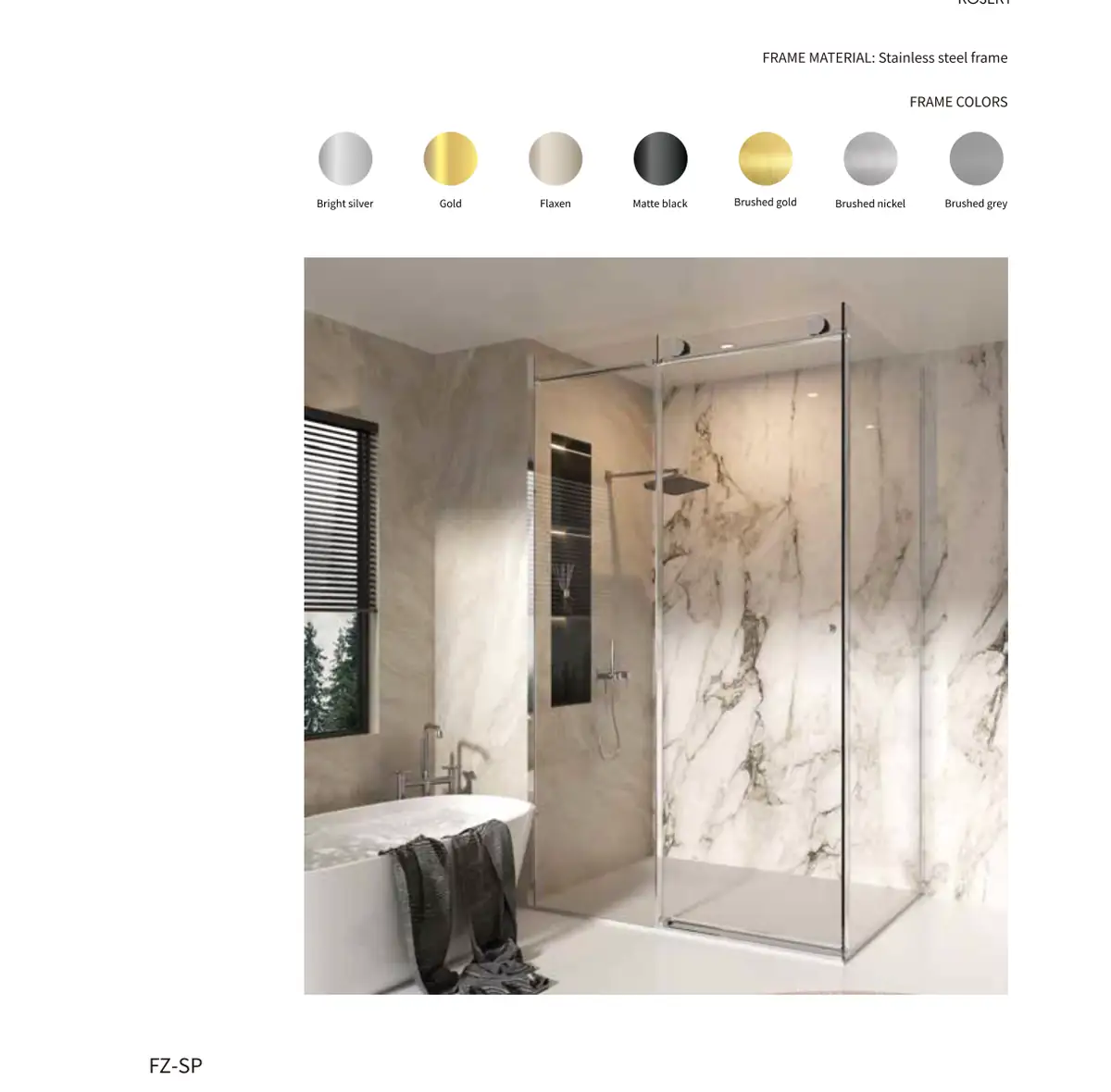 FZ Series Shower Screen