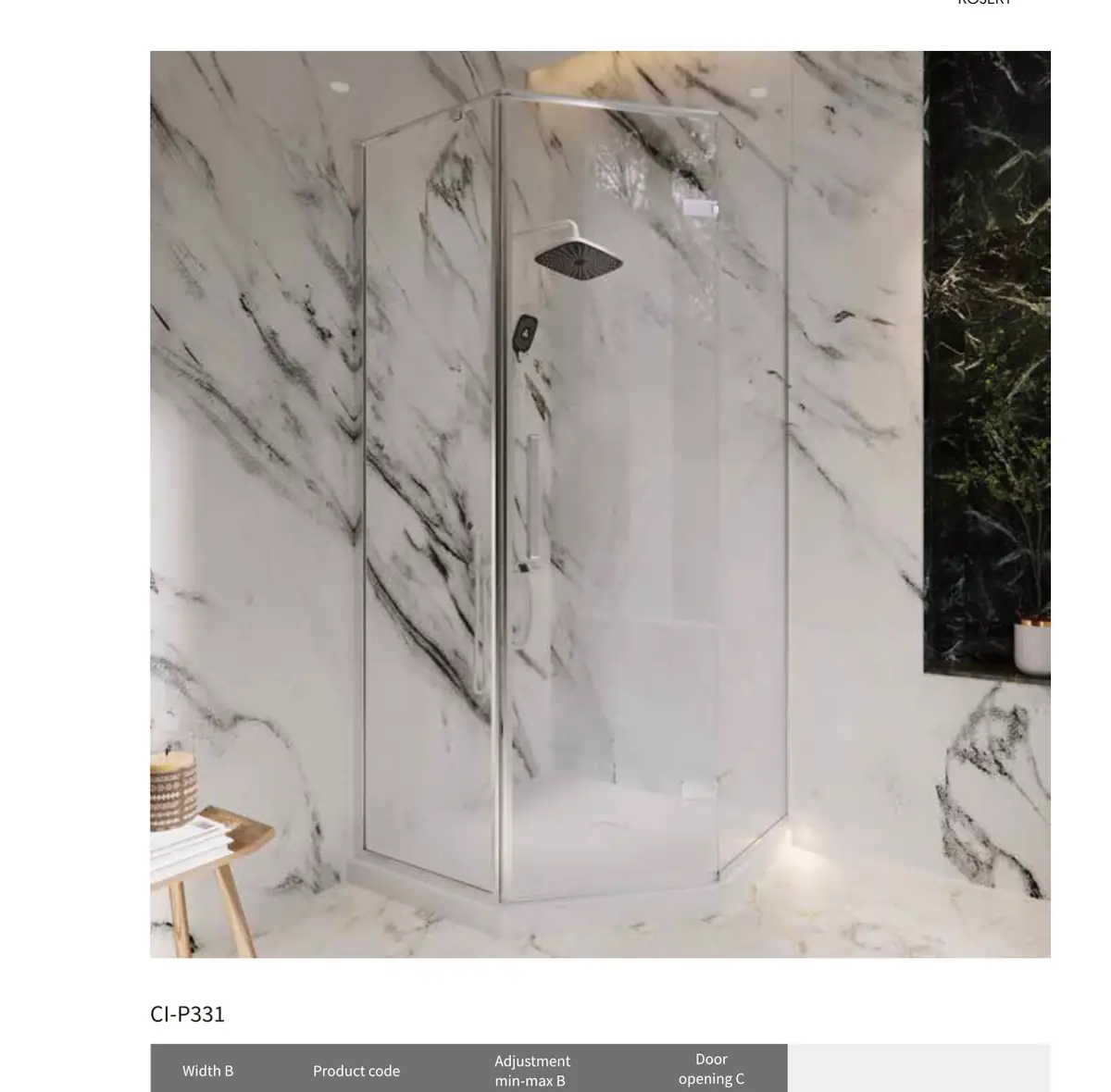 CI Series Shower Screen
