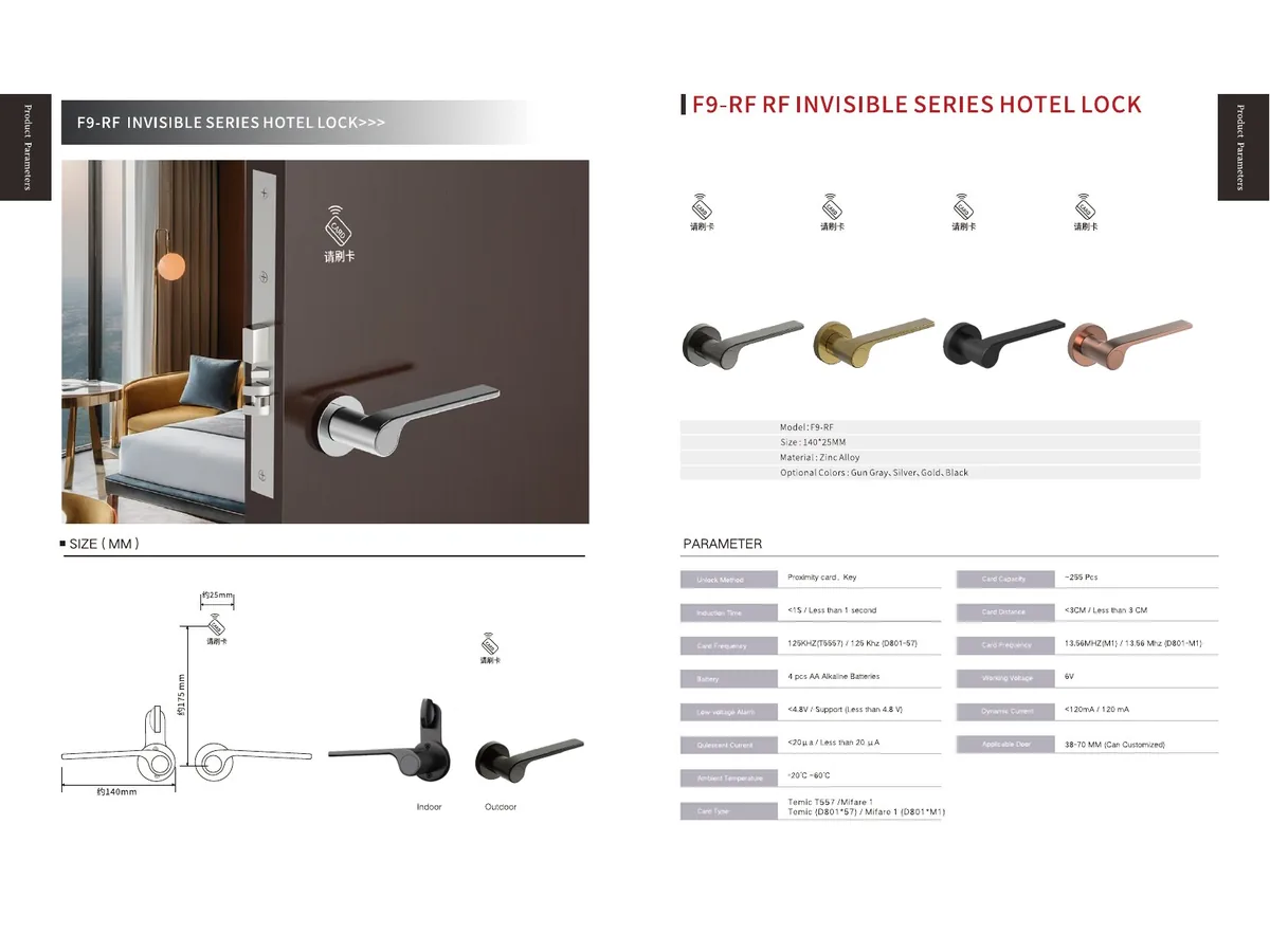 smart lock F9-RF-INVISIBLE