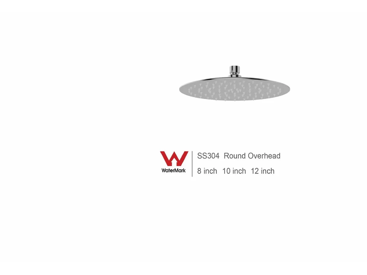 Shower components SS304-ROUND-OVERHEAD