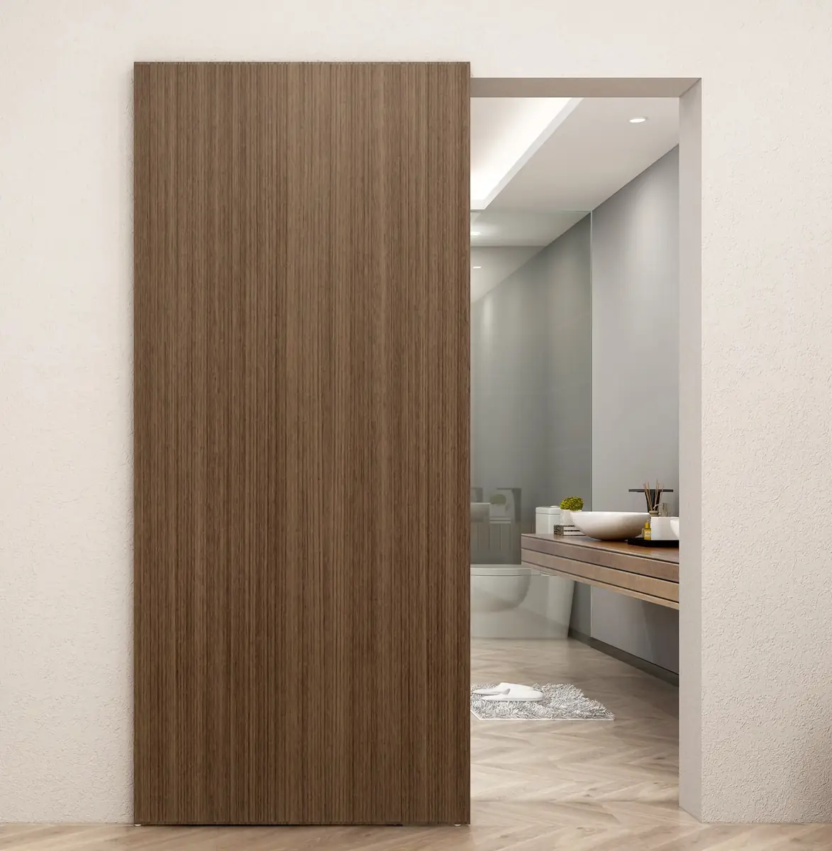 Timber Pocket Sliding Door