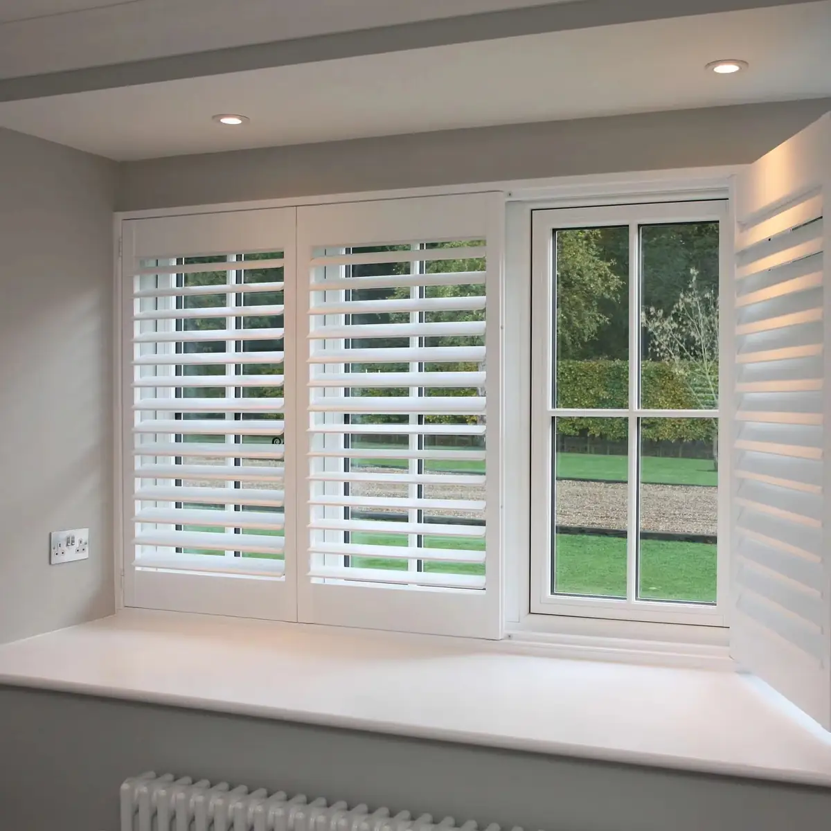 White Plantation Shutters